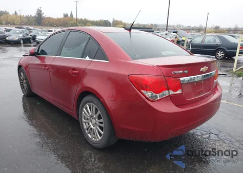 2012 Chevrolet Cruze Eco из США, поврежденный, VIN 1G1PJ5SCXC7174873